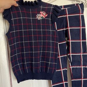 Janie and Jack navy set